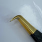 90L Black and Gold-Micro Grip Tweezers