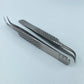 Silver J- Micro Grip Tweezers